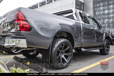 20x9.5 Lenso RTG MBW on TOYOTA HILUX