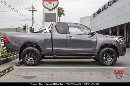 20x9.5 Lenso RTG MBW on TOYOTA HILUX