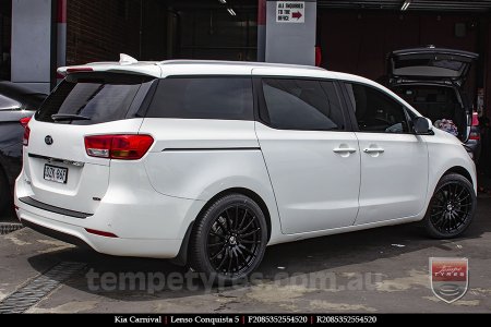 20x8.5 20x9.5 Lenso Conquista 5 SB CQ5 on KIA CARNIVAL