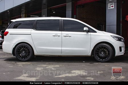 20x8.5 20x9.5 Lenso Conquista 5 SB CQ5 on KIA CARNIVAL