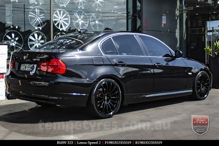 19x8.5 19x9.5 Lenso Speed 2 SP2 on BMW 3 SERIES