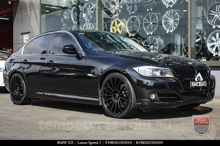 19x8.5 19x9.5 Lenso Speed 2 SP2 on BMW 3 SERIES