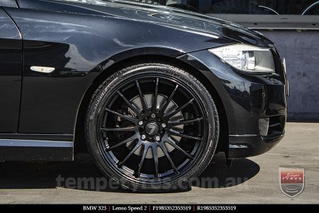 19x8.5 19x9.5 Lenso Speed 2 SP2 on BMW 3 SERIES