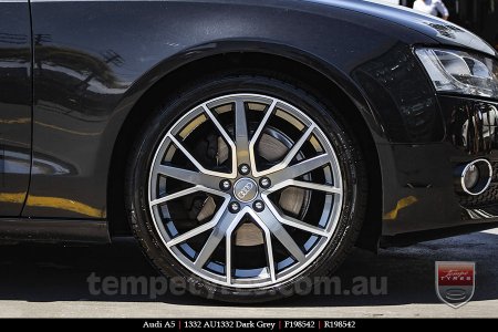 19x8.5 1332 AU1332 Dark Grey on AUDI A5