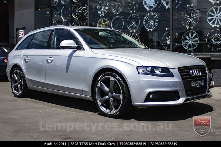 19x8.0 5328 TTRS Matt Dark Grey on AUDI A4