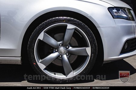 19x8.0 5328 TTRS Matt Dark Grey on AUDI A4