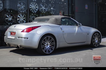 20x8.5 20x10 Simmons OM-C BM on NISSAN 350Z