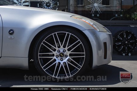 20x8.5 20x10 Simmons OM-C BM on NISSAN 350Z