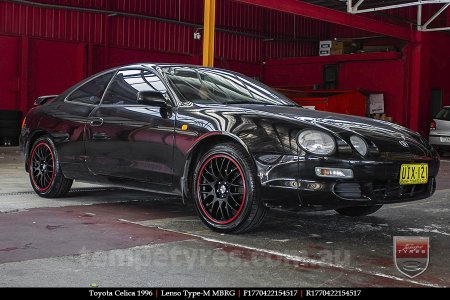 17x7.0 Lenso Type-M - MBRG on TOYOTA CELICA