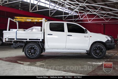 17x9.0 Ballistic Jester on TOYOTA HILUX