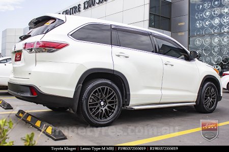 19x8.5 Lenso Type-M DG on TOYOTA KLUGER