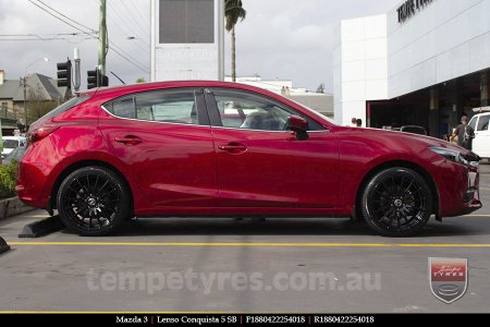 18x8.0 18x9.0 Lenso Conquista 5 SB CQ5 on MAZDA 3