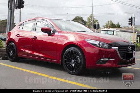 18x8.0 18x9.0 Lenso Conquista 5 SB CQ5 on MAZDA 3