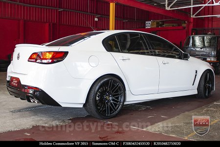 20x8.5 20x10 Simmons OM-C FB on HOLDEN COMMODORE VF