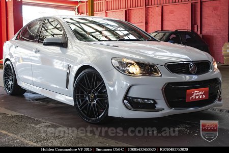20x8.5 20x10 Simmons OM-C FB on HOLDEN COMMODORE VF