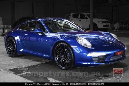 20x8.5 20x10 Simmons OM-C FB on PORSCHE CARRERA