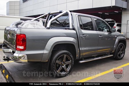 20x8.5 20x10 Simmons FR-C Hyper Dark NCT on VW AMAROK