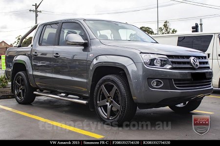 20x8.5 20x10 Simmons FR-C Hyper Dark NCT on VW AMAROK