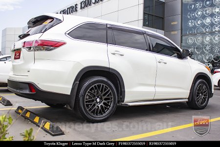 19x8.5 Lenso Type-M DG on TOYOTA KLUGER