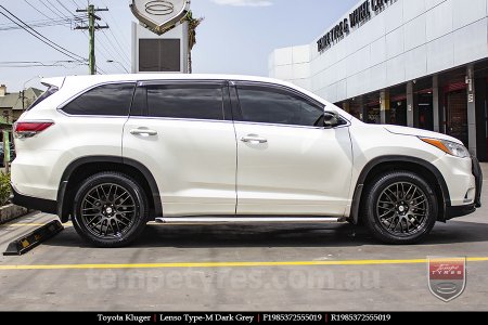 19x8.5 Lenso Type-M DG on TOYOTA KLUGER