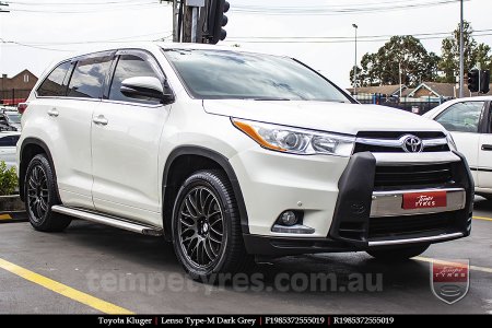 19x8.5 Lenso Type-M DG on TOYOTA KLUGER