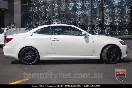 20x8.5 20x10 Simmons OM-C FB on LEXUS IS