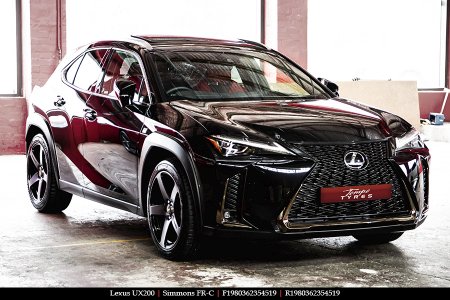 19x8.0 19x9.0 Simmons FR-C Black Tint NCT on LEXUS UX