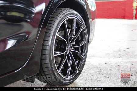 18x8.0 Lenso Eurostyle E ESE on MAZDA 3