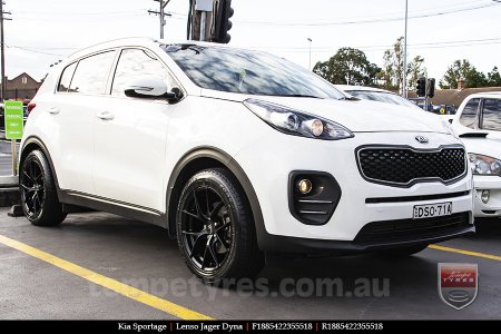 18x8.5 Lenso Jager Dyna on KIA SPORTAGE