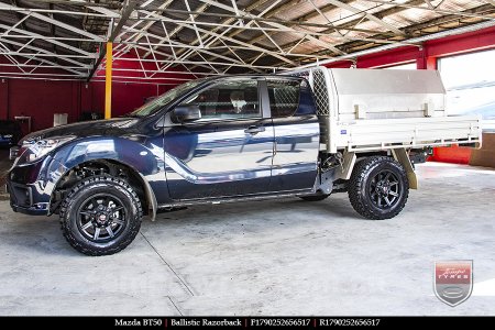 17x9.0 Ballistic Razorback on MAZDA BT50