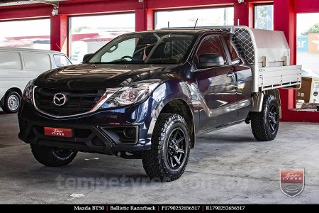 17x9.0 Ballistic Razorback on MAZDA BT50