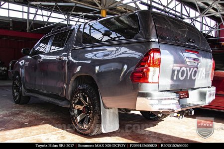 20x9.5 Simmons MAX X05 DCFOY on TOYOTA HILUX SR5