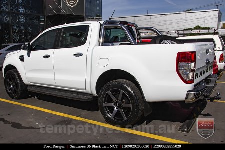 20x9.0 Simmons S6 Black Tint on FORD RANGER