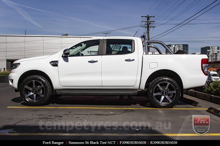 20x9.0 Simmons S6 Black Tint on FORD RANGER