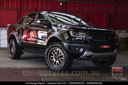 20x9.0 Simmons MAX X12 OBDFW on FORD RANGER RAPTOR