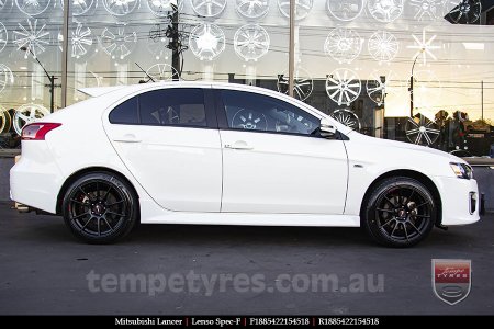 18x8.5 Lenso Spec F MB on MITSUBISHI LANCER