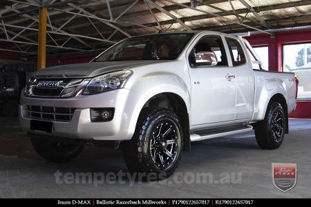 17x9.0 Ballistic Razorback Millworks on ISUZU D-MAX 