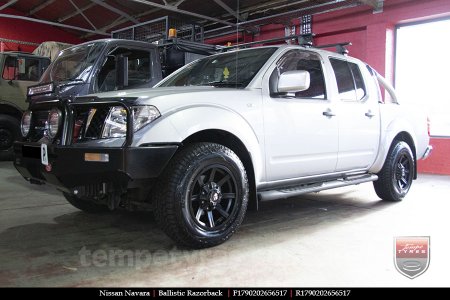 17x9.0 Ballistic Razorback on NISSAN NAVARA