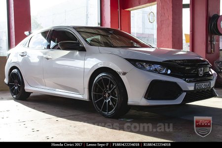 18x8.5 Lenso Spec F MB on HONDA CIVIC