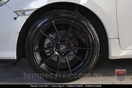 18x8.5 Lenso Spec F MB on HONDA CIVIC