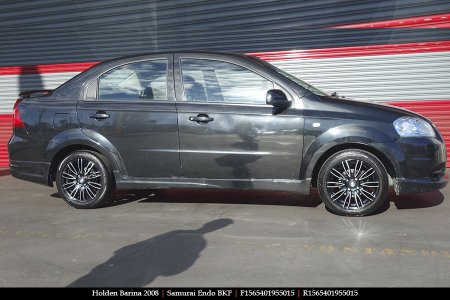 15x6.5 Samurai Endo BKF on HOLDEN BARINA