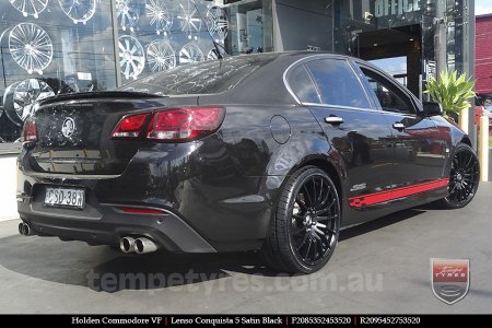 20x8.5 20x9.5 Lenso Conquista 5 SB CQ5 on HOLDEN COMMODORE