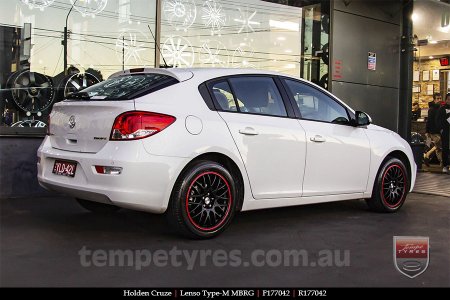 17x7.0 Lenso Type-M - MBRG on HOLDEN CRUZE