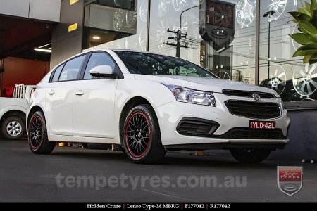17x7.0 Lenso Type-M - MBRG on HOLDEN CRUZE