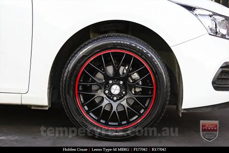 17x7.0 Lenso Type-M - MBRG on HOLDEN CRUZE