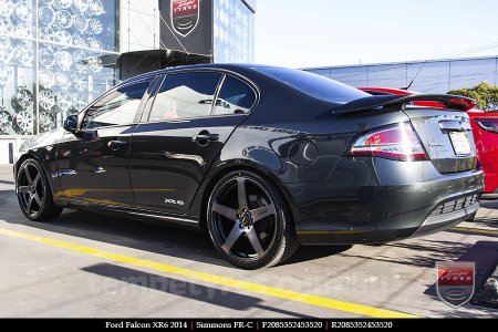 20x8.5 20x10 Simmons FR-C Black Tint NCT on FORD FALCON