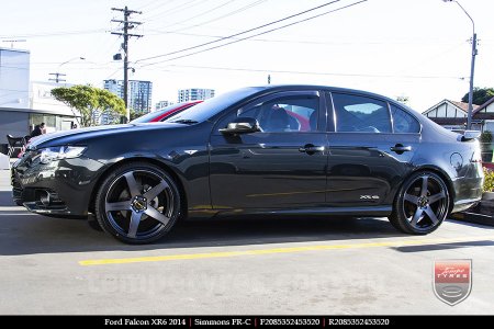 20x8.5 20x10 Simmons FR-C Black Tint NCT on FORD FALCON