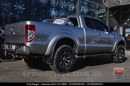 17x9.0 Simmons MAX X11 MBW on FORD RANGER