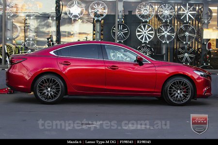 19x8.5 Lenso Type-M DG on MAZDA 6