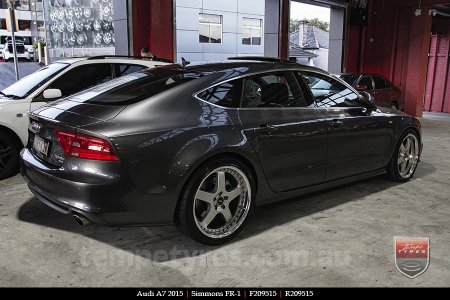 20x8.5 20x9.5 Simmons FR-1 Silver on AUDI A7 